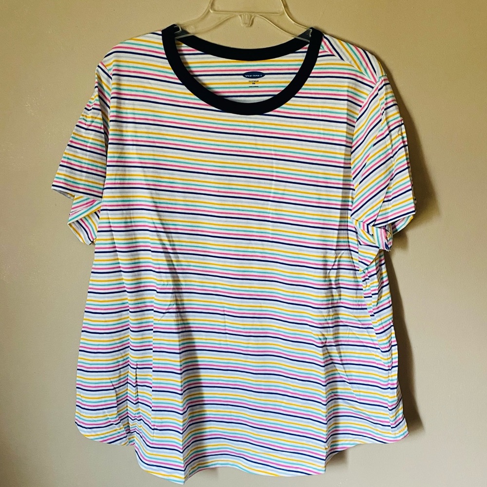 Colorful Stripe Tee